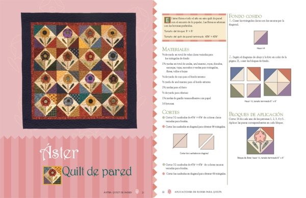 LIBRO APLICACIONES DE FLORES PARA QUILTS - Image 3